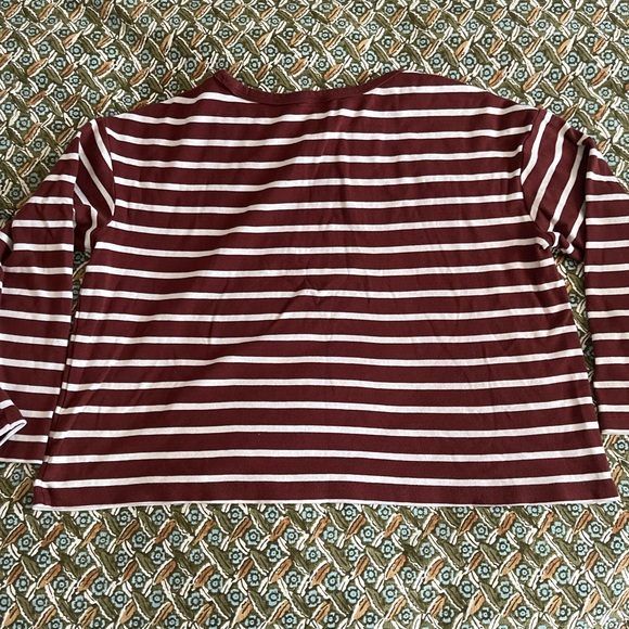 Hanna Anderson Women’s Striped Brown and White Loungewear Set - Picture 2 of 11